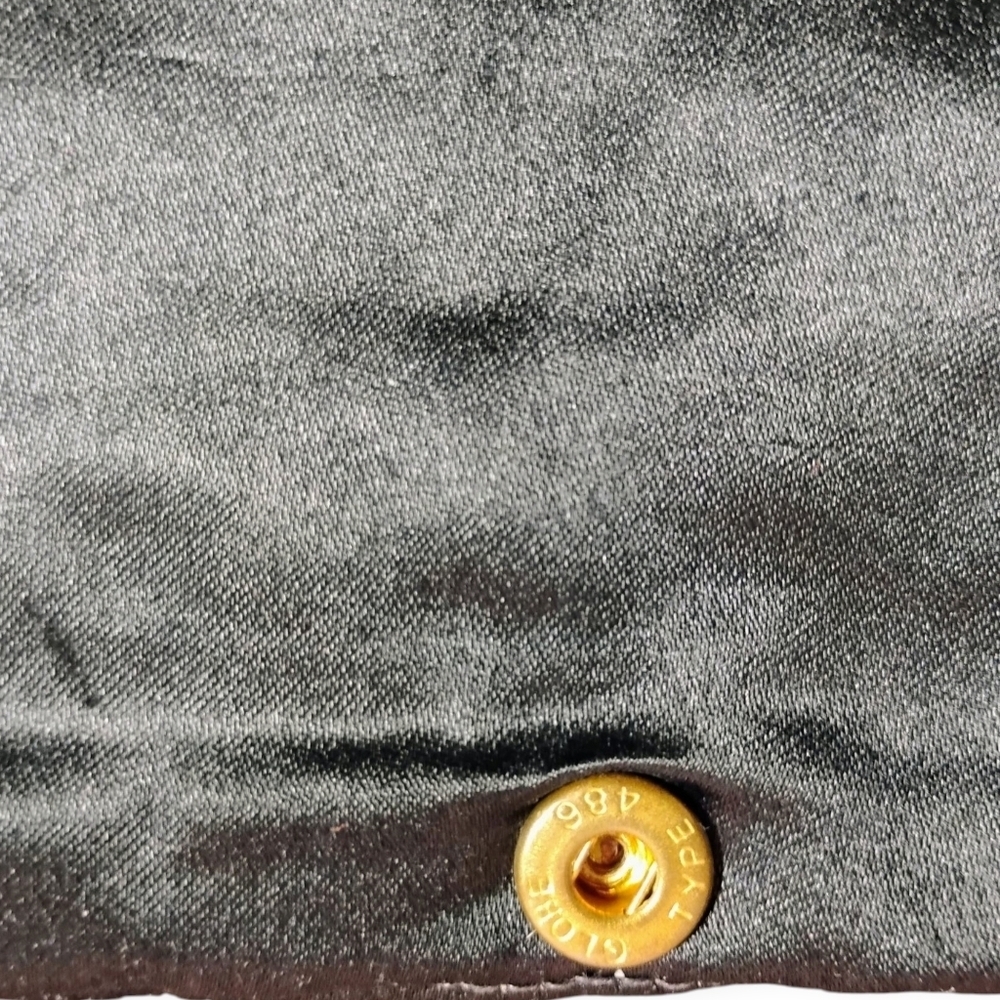Vintage Black Sequin Evening Clutch Bag - Picture 4 of 12